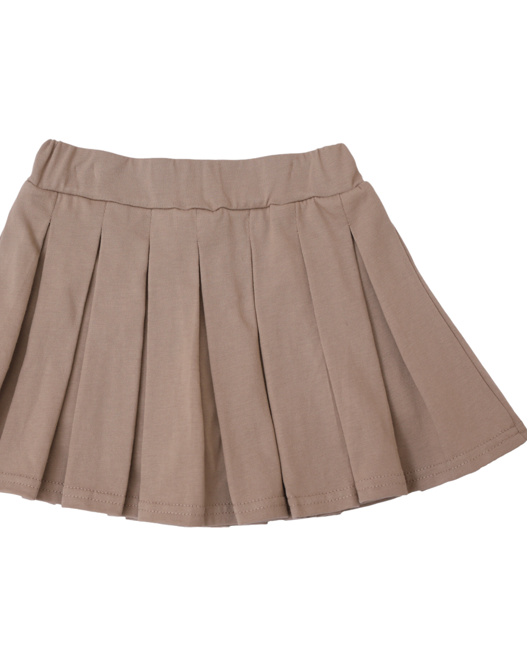 Pleat Skort- Khaki