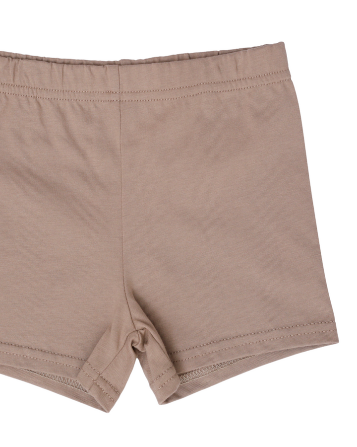 Cartwheel Shorts- Khaki, close up