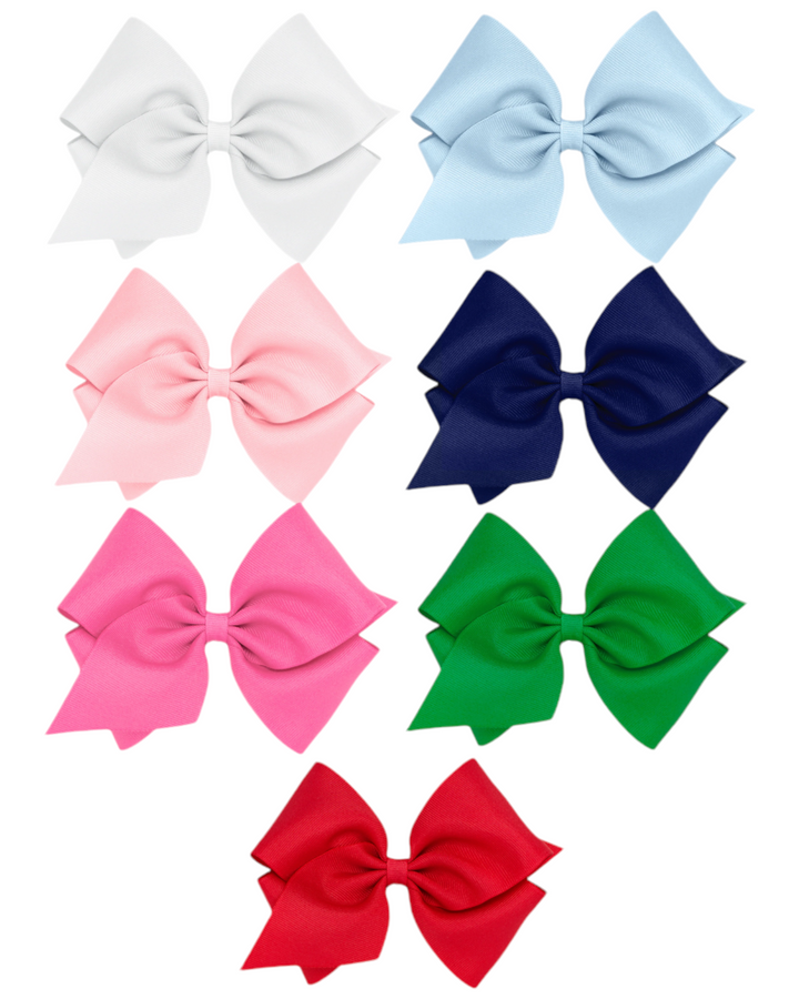 Classic Grosgrain Alligator Clip Hair Bow- Small