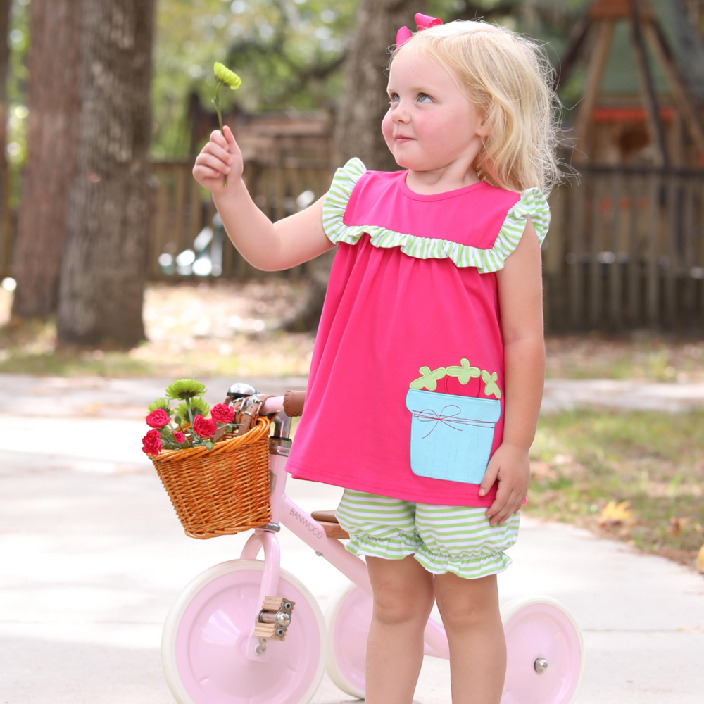 Strawberry Patch Bloomer Set, child