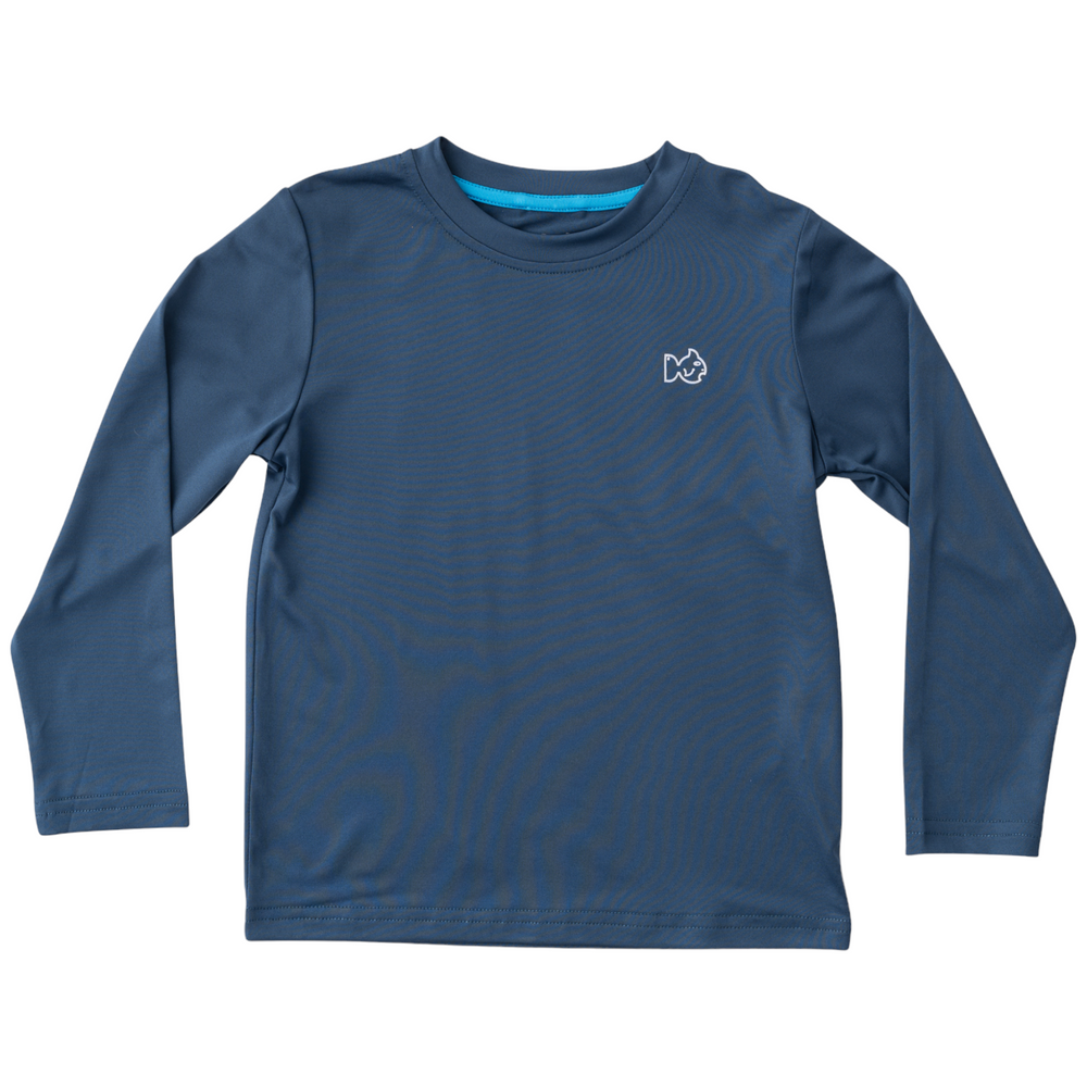 Kid's Pro Performance Long Sleeve Fishing T-shirt in Big Dipper, front