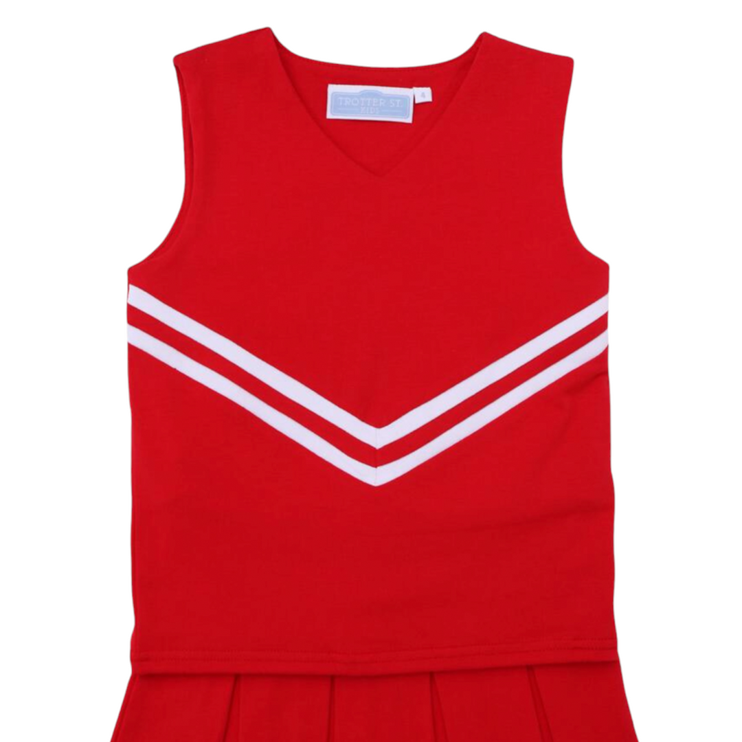 Cheer Uniform Red, close up