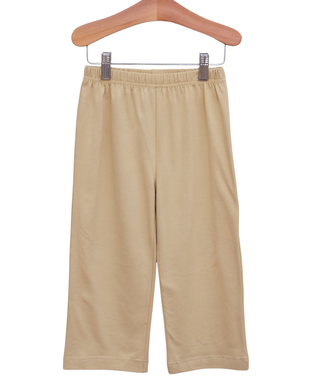 Knit Boy's Pants- Khaki, front