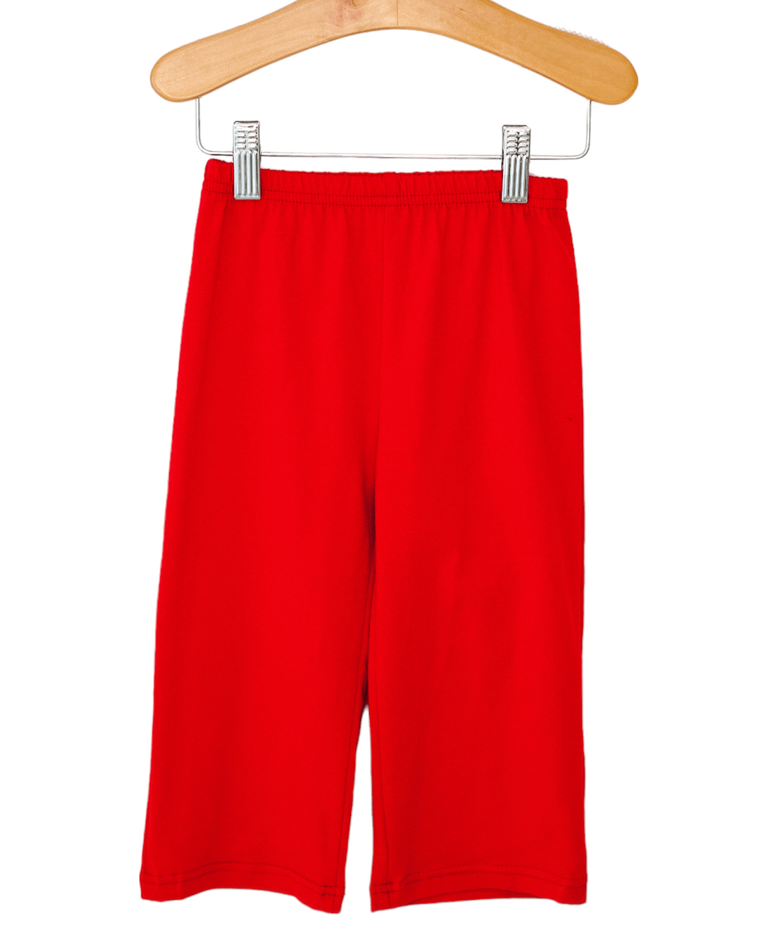 Knit Boy's Pants- Red, front