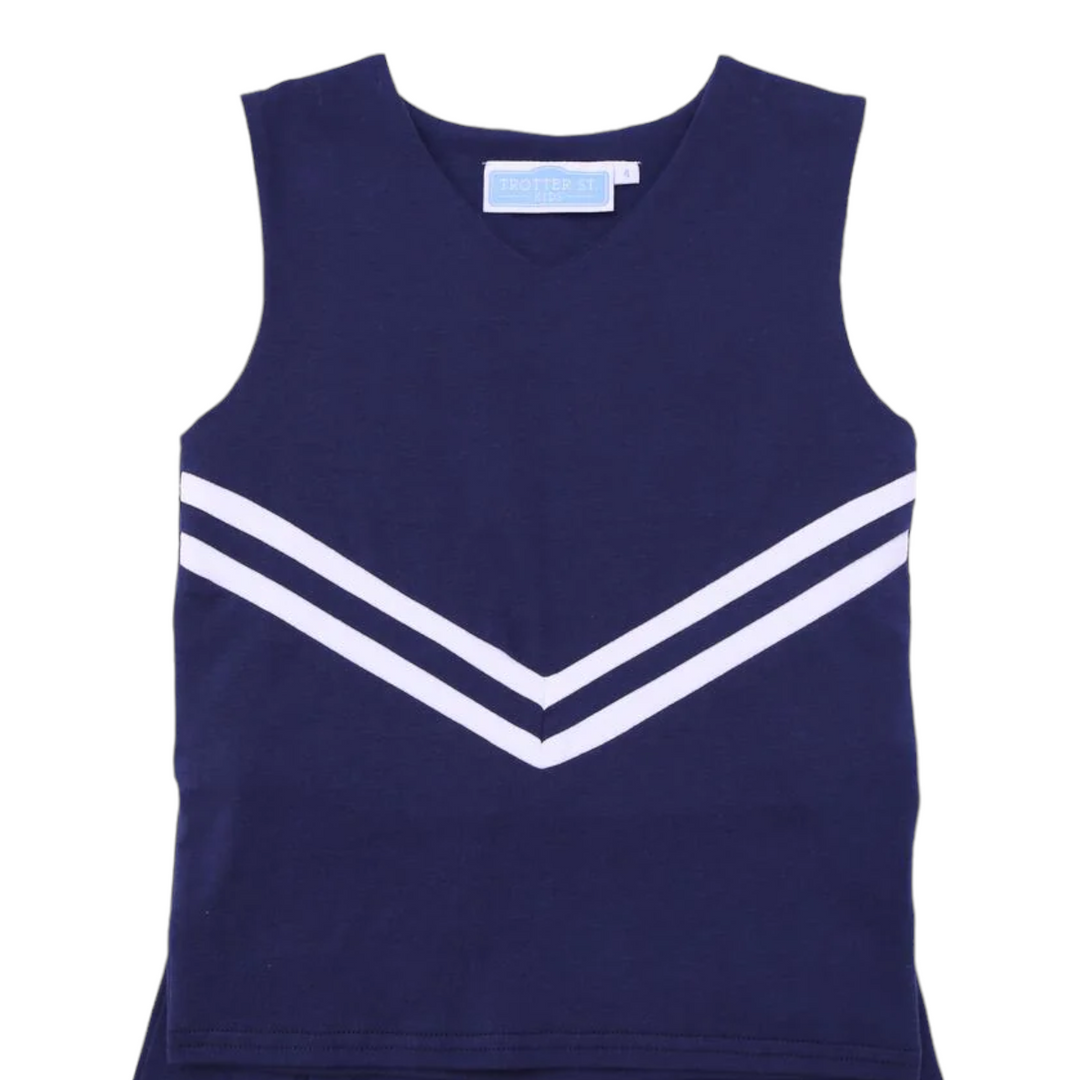 Cheer Uniform Navy, close up