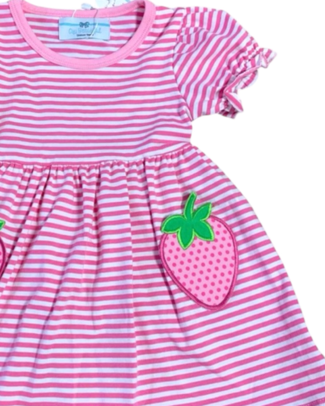 Strawberry Pink Stripe Dress