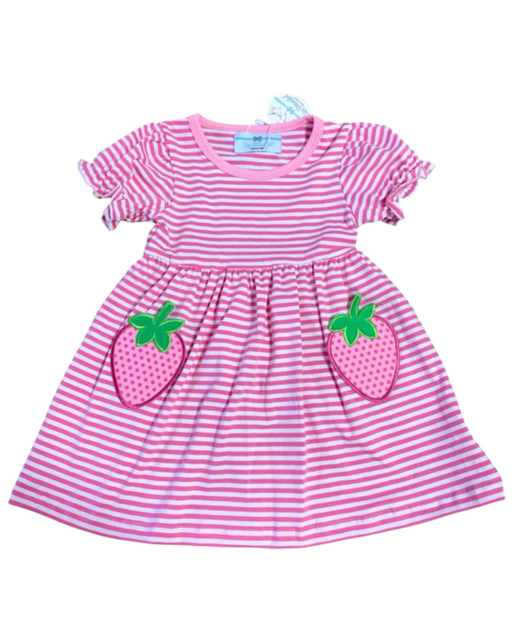 Strawberry Pink Stripe Dress