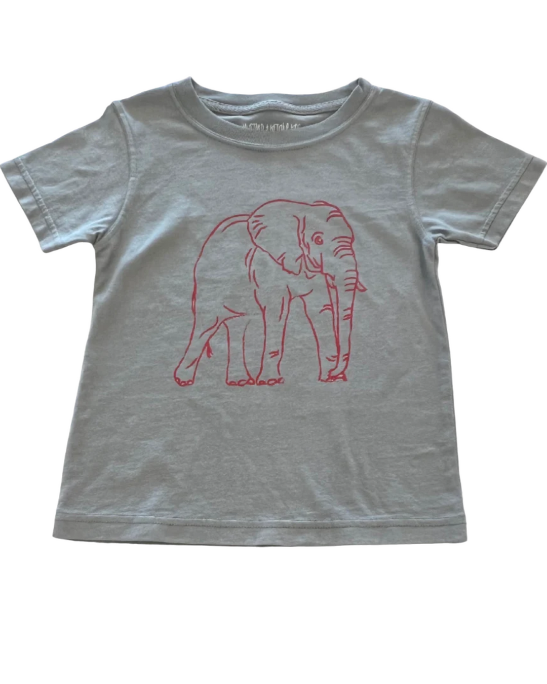 Gray Elephant Short Sleeve Tee