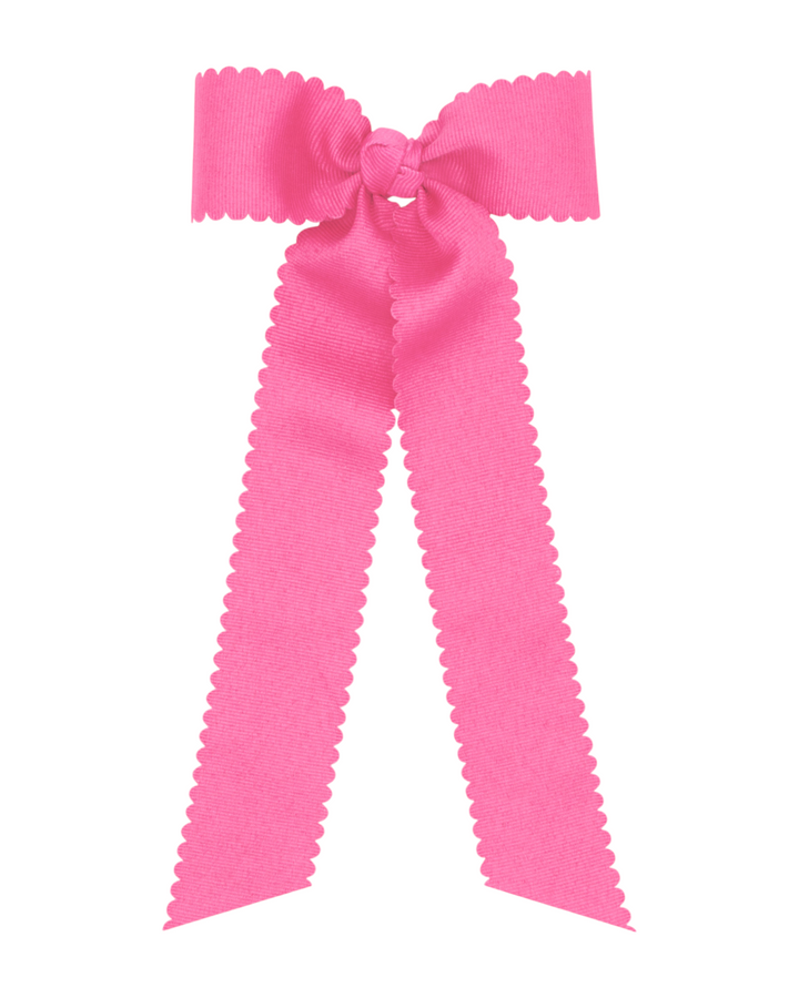 Moonstitch Streamers Hair Bow - hot pink