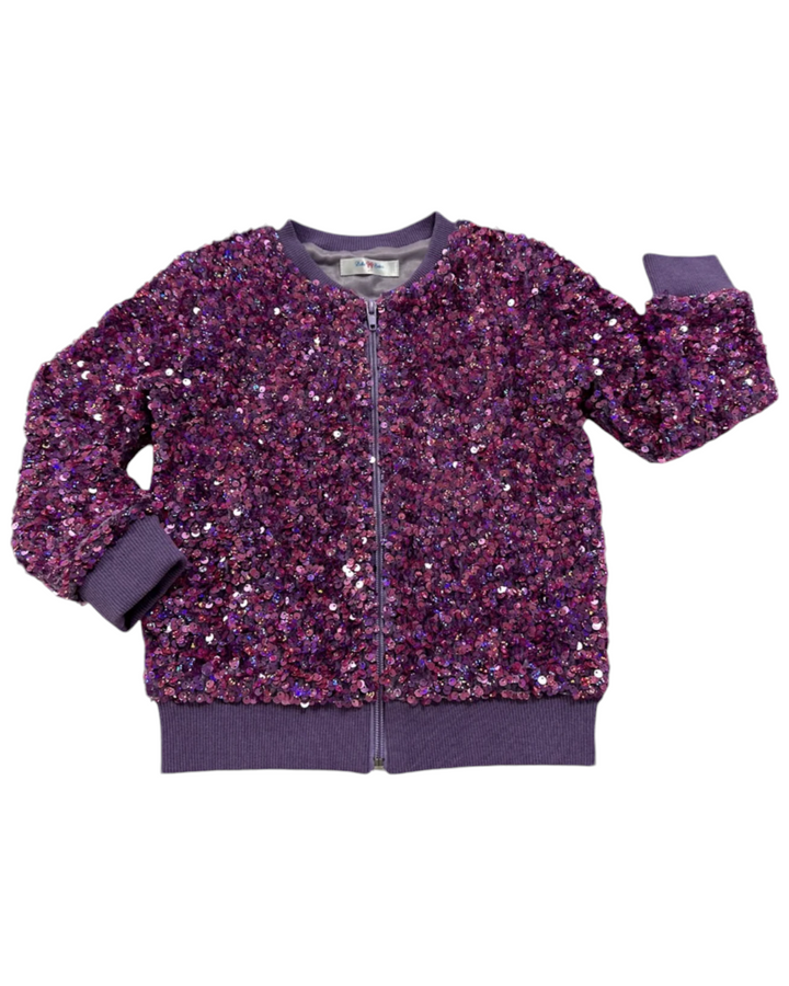 Sequin Orchid Girls Jacket, That Store