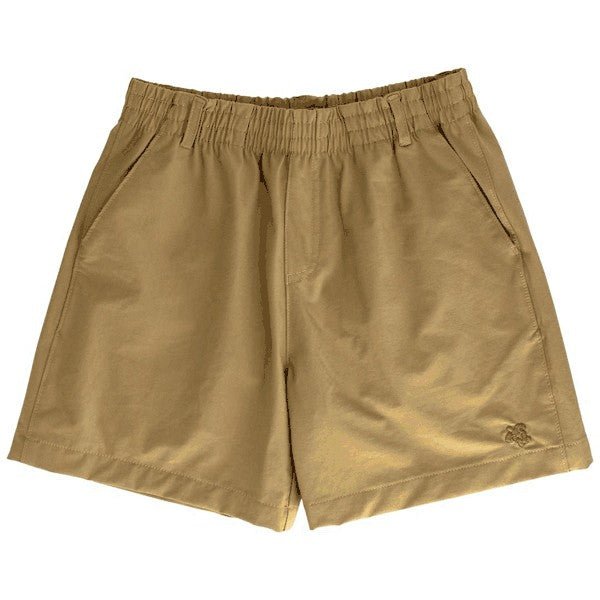 Prodoh Boys Angler Fishing Shorts - Tan Khaki Pumice Stone